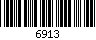 6913
